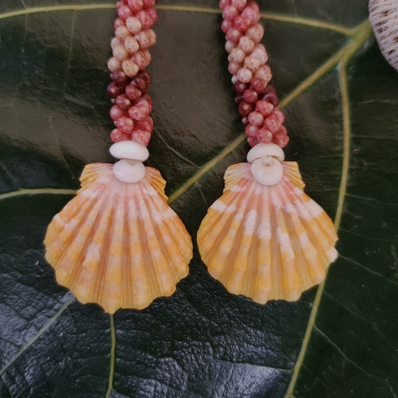 Sunrise shell earrings deals