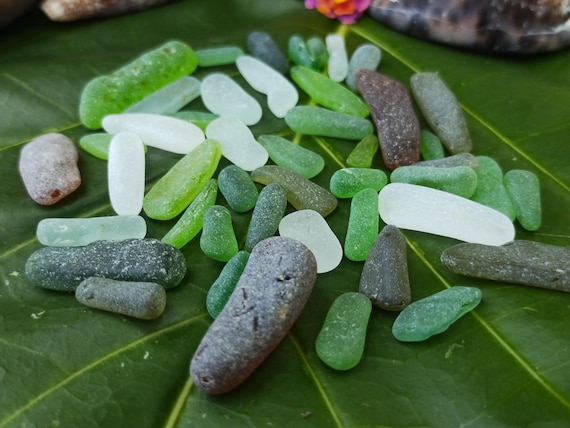 Kauai Seaglass Blue Seaglass Green Seaglass Kauai Beach Seaglass Beach Sea Glass Jewelry Sea Glass Ocean Sea Glass Rare Seaglass Sea Glass