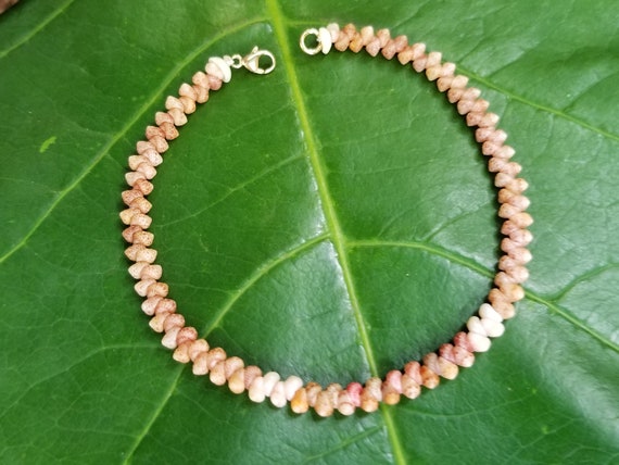 Kahelelani Shell Anklet Kahelelani Shells Beach Anklet Hawaii Shell Anklet Shell Jewelry Hawaii Kahelelani Shell Niihau Shell Kauai Shell