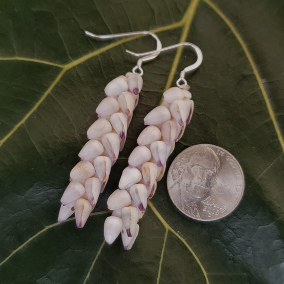 Puka Shell Earrings Hawaiian Style Jewelry Eco Friendly Collected Handmade On Kauai Mermaids Tears Puka Shell Jewelry Puka Shell Earrings