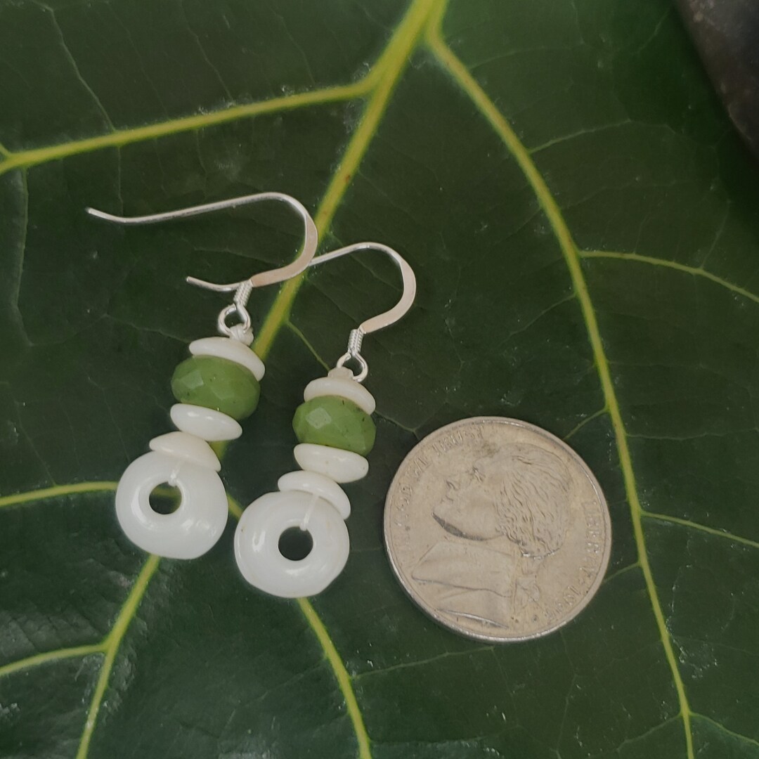 Puka Shell Earrings Hawaiian Style Jewelry Kauai Mermaids Earrings Puka Shell Jewelry Puka Shell