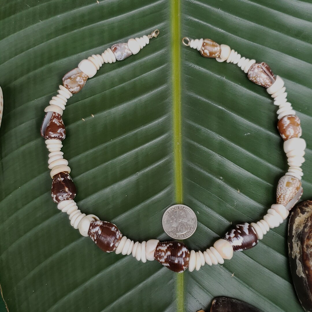 Kauai Puka Shell Necklace: Hawaiian Cone Shell Lei, Eco Friendly - Etsy