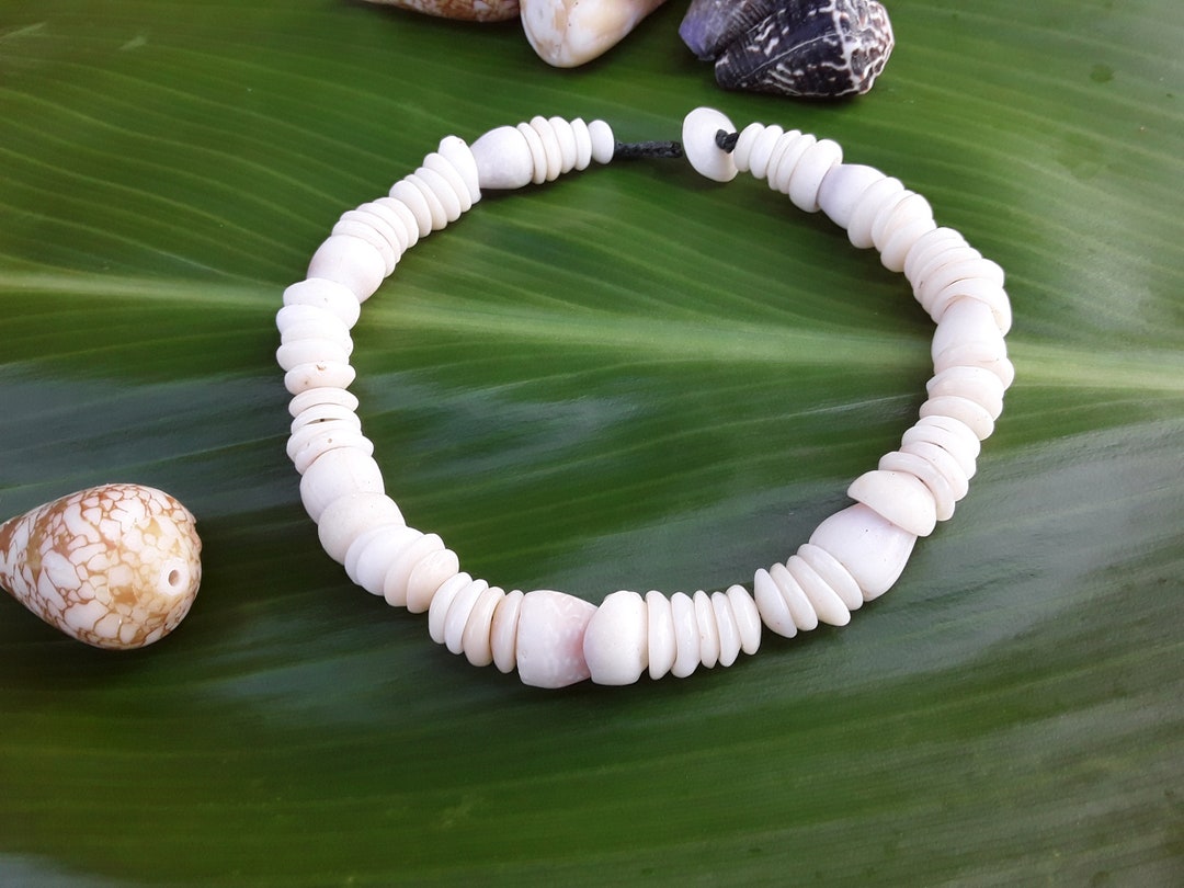 Puka Shell Anklet Hawaiian Puka Shell Jewelry Cone Shell Anklet