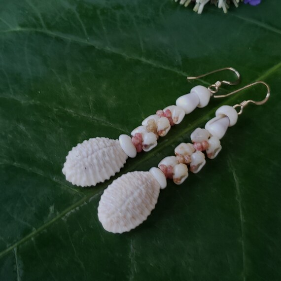 Shell Earrings: Momi Shells, Kahelelani Shells, Granulate Cowrie Shells, Dwarf Cone Shells, Puka Shells, 14kt Gold Filled