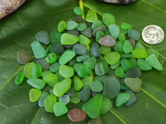 Kauai Seaglass Blue Seaglass Green Seaglass Kauai Beach Seaglass Beach Sea Glass Jewelry Sea Glass Ocean Sea Glass Rare Seaglass Sea Glass