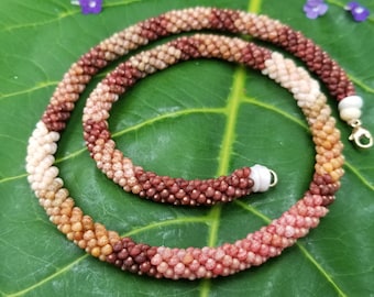 【★ココア★】希少 カヘレラニ＆サンライズシェル ネックレス シェルレイ ☆ココア☆】希少 カヘレラニ＆サンライズシェル ネックレス