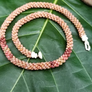 Kahelelani Shell Lei: Kauai Heirloom Necklace with Puka Clasp