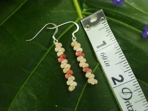 Kahelelani Shell Shell Earrings Puka Shell Earrings Hawaii Shell Jewelry Island Earrings Niihau Shell Niihau Shell Earrings Kahelelani Shell