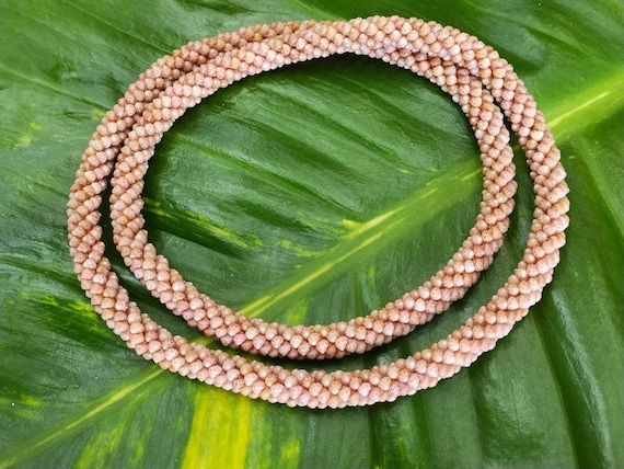 Kauai Kahelelani Shell Lei: Kahelelani Shells, 50lb Nylon String, Rare Kauai Heirloom Necklace,