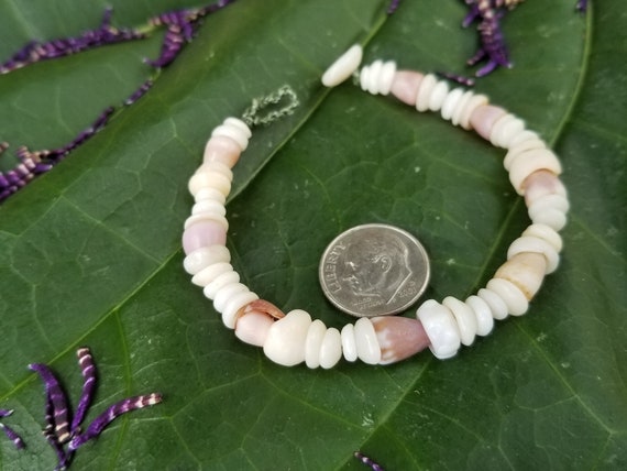Puka Shell Bracelet Hawaiian Puka Shell Jewelry Puka Shells - Beach Bracelet Kauai Puka Shell Bracelet Island Seashell Jewelry- Eco Friendly