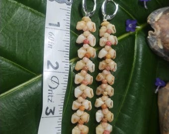 2インチのニイハウ貝のイヤリング（サンライズ貝付き）#2549 - Etsy 日本