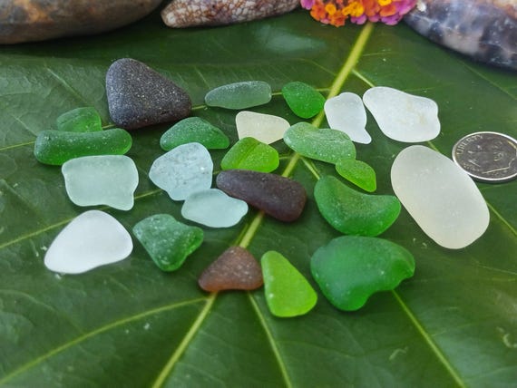 Kauai Seaglass Blue Seaglass Green Seaglass Kauai Beach Seaglass Beach Sea Glass Jewelry Sea Glass Ocean Sea Glass Rare Seaglass Sea Glass