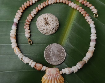 ニイハウ シェル レイ: サンライズ シェル ネックレス、ライキ