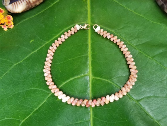 Kahelelani shell Bracelet Sea Shell Bracelet Kauai Shell Jewelry Eco Friendly Natural Shell Bracelet Kauai Kahelelani Shells Hawaiian Shells
