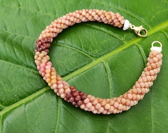 Kahelelani Shell Bracelet - Kauai Beach Jewelry Kauai Shells Rare Kauai Made Hawaiian Style-Eco Freindly Gathered Shell Jewelry Rare Shells