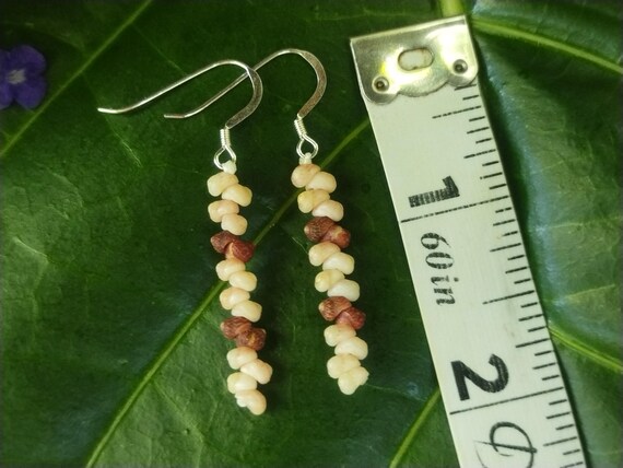 Kahelelani Shell Shell Earrings Puka Shell Earrings Hawaii Shell Jewelry Island Earrings Niihau Shell Niihau Shell Earrings Kahelelani Shell