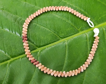 Kahelelani Shell Anklet: Kahelelani Shells, Puka Shells, 50lb nylon String, Rare Hawaiian Shells, Kauai Hawaii Beach Jewelry, Beach Anklet