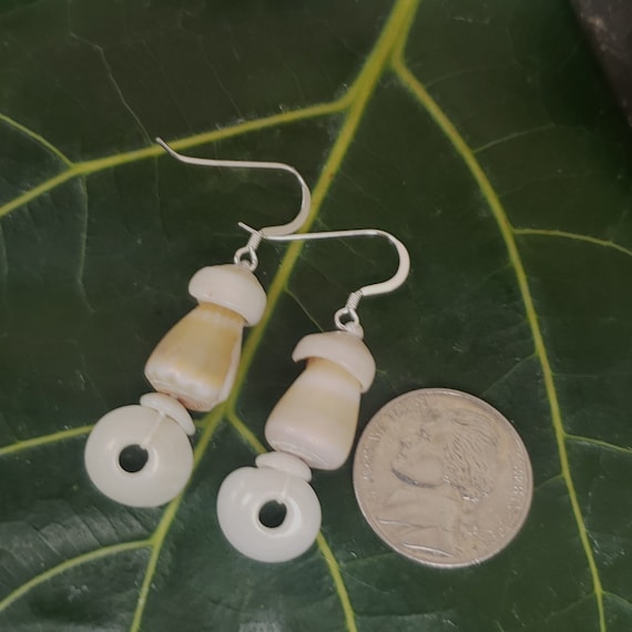 Puka Shell Earrings Hawaiian Style Jewelry  Kauai Mermaids Earrings Puka Shell Jewelry Puka Shell Earrings Hawaii Shell Jewelry Puka Shells
