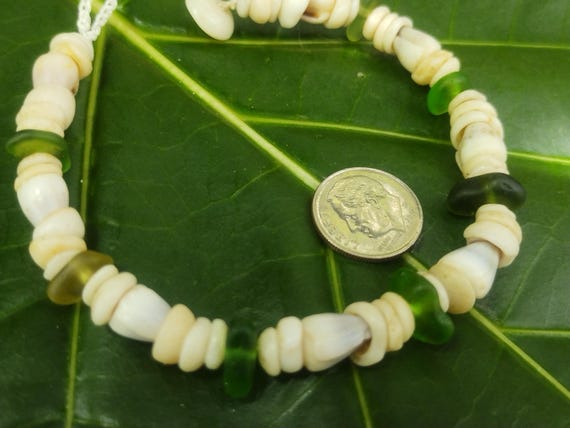 Puka Shell Bracelet Hawaiian Puka Shell Jewelry Puka Shells Beach Bracelet Kauai Puka Shell Bracelet Island Seashell Jewelry Eco Friendly