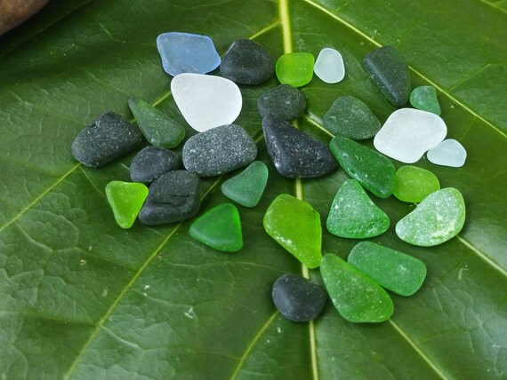 Kauai Seaglass Blue Seaglass Green Seaglass Kauai Beach Seaglass Beach Sea Glass Jewelry Sea Glass Ocean Sea Glass Rare Seaglass Sea Glass