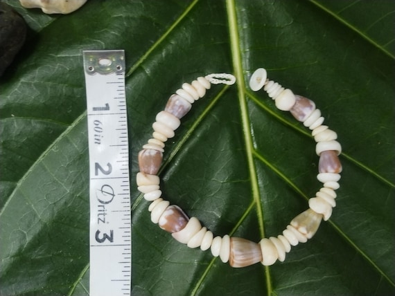 Puka Shell Bracelet Hawaiian Puka Shell Jewelry Puka Shells Beach Bracelet Kauai Puka Shell Bracelet Island Seashell Jewelry Eco Friendly