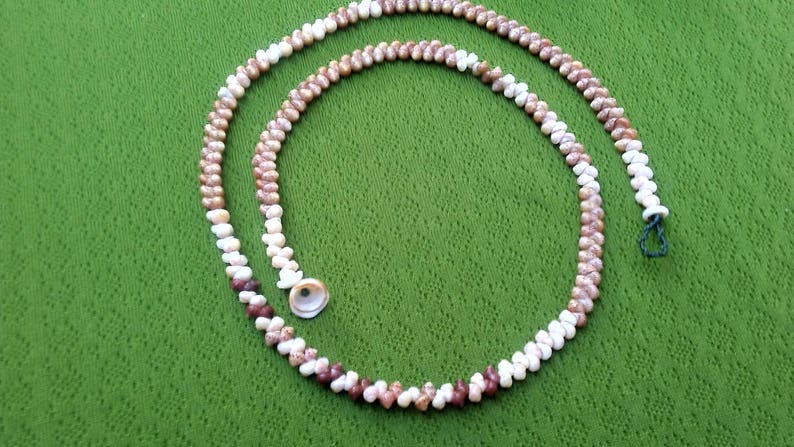 Kauai Necklace Shell Lei Shell Necklace Shell Necklace Beach Jewelry Hawaii Shell Jewelry Rare Shells Kauai Shells