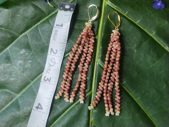 Shell Earrings Kahelelani Shell Earrings Hawaiian Shell Jewelry Kauai Eco Friendly Collected Kauai Shells Island Jewelry Beach Earrings