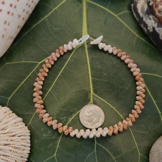 Kahelelani Shell Anklet Kahelelani Shells Beach Anklet Mermaids Anklet Hawaii Beach Anklet Shell Jewelry Hawaiian Kahelelani Shell Jewely