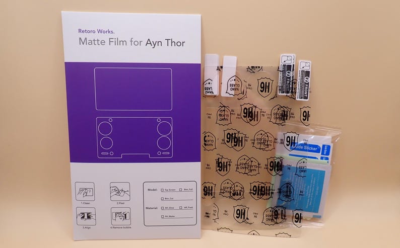 Ayn Thor Matte protective 9H film | Anti-Glare & Smudge-Free image 6