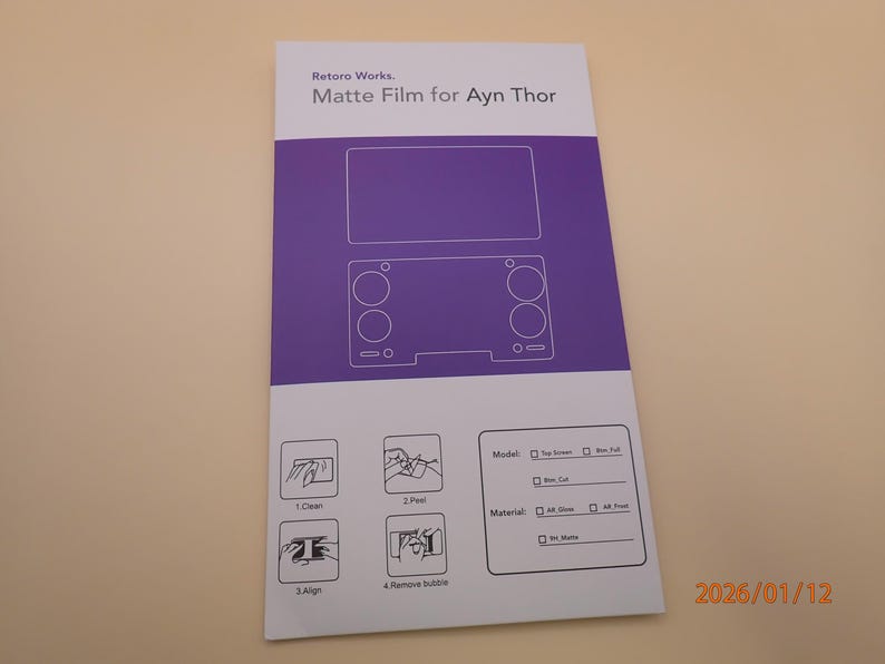 Ayn Thor Matte protective 9H film | Anti-Glare & Smudge-Free image 5