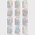 Personal Colors ACRYLIC KEYCHAIN | Maxi Size 6x9cm | Palette Swatch Transparent Portable Colour Chart for Shopping product logo
