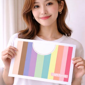 Tableau d'analyse des couleurs personnel 12 saisons, palette de couleurs DIY (téléchargement numérique)