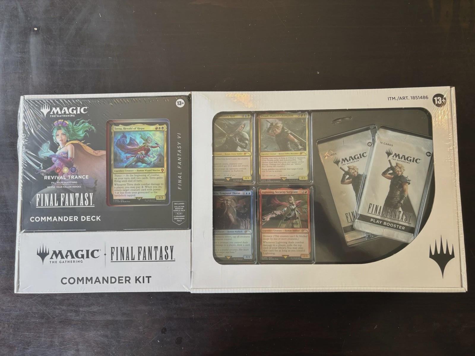 Magic The Gathering : Final Fantasy Commander Deck :Revival Trance Magic The Gathering : Final Fantasy Commander Deck :Revival Trance