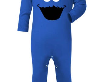 Cookie monster baby clothes uk Clearance
