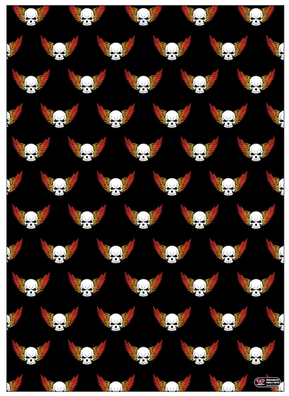 Skull 2024 wrapping paper