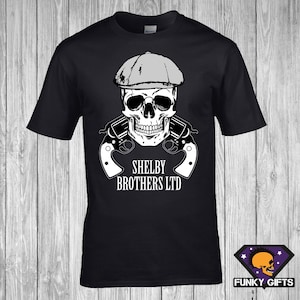 Shelby Brothers Skull Adults T-shirt or Hoodie