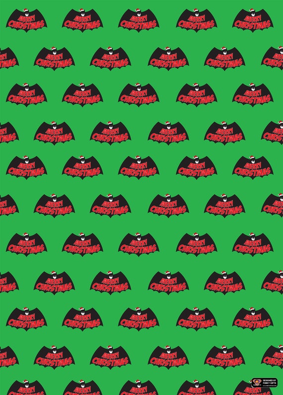 Batman wrapping paper discount