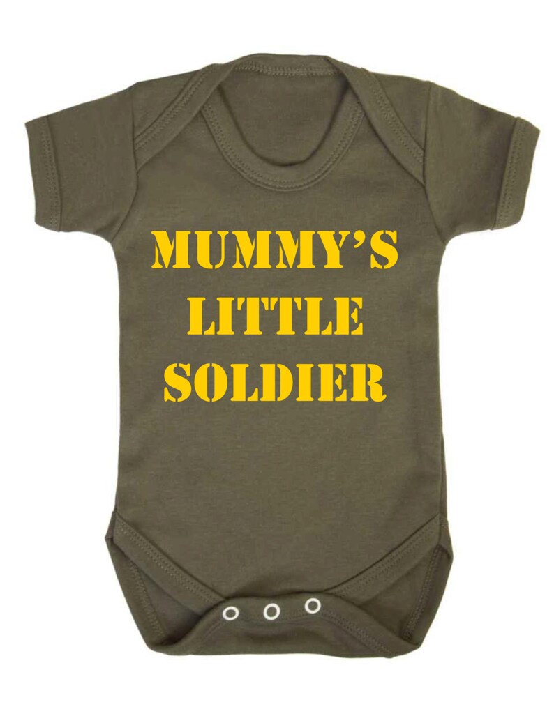 Mummy/'s Little Soldier Baby Vest