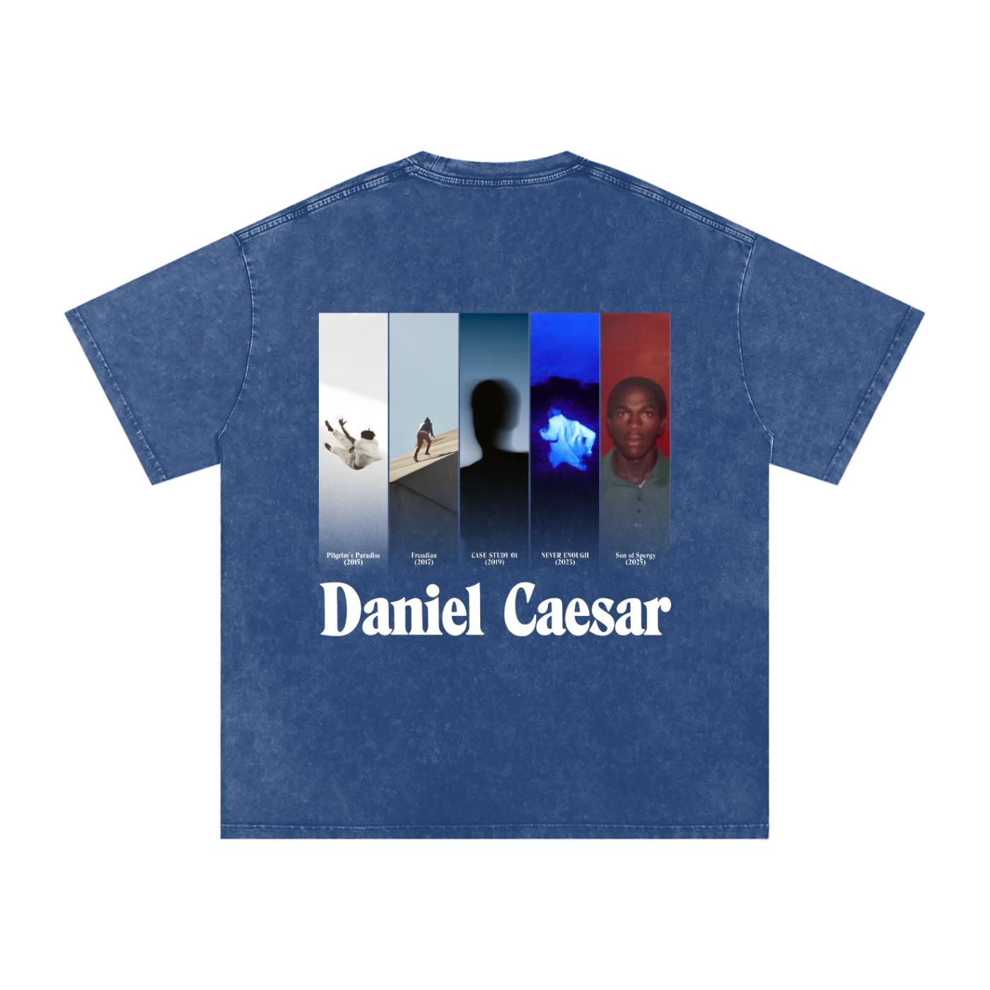 Daniel Caesar Tシャツ　case study tour Daniel Caesar Frayed T-shirt, Caesar Music Shirt, Never Enough