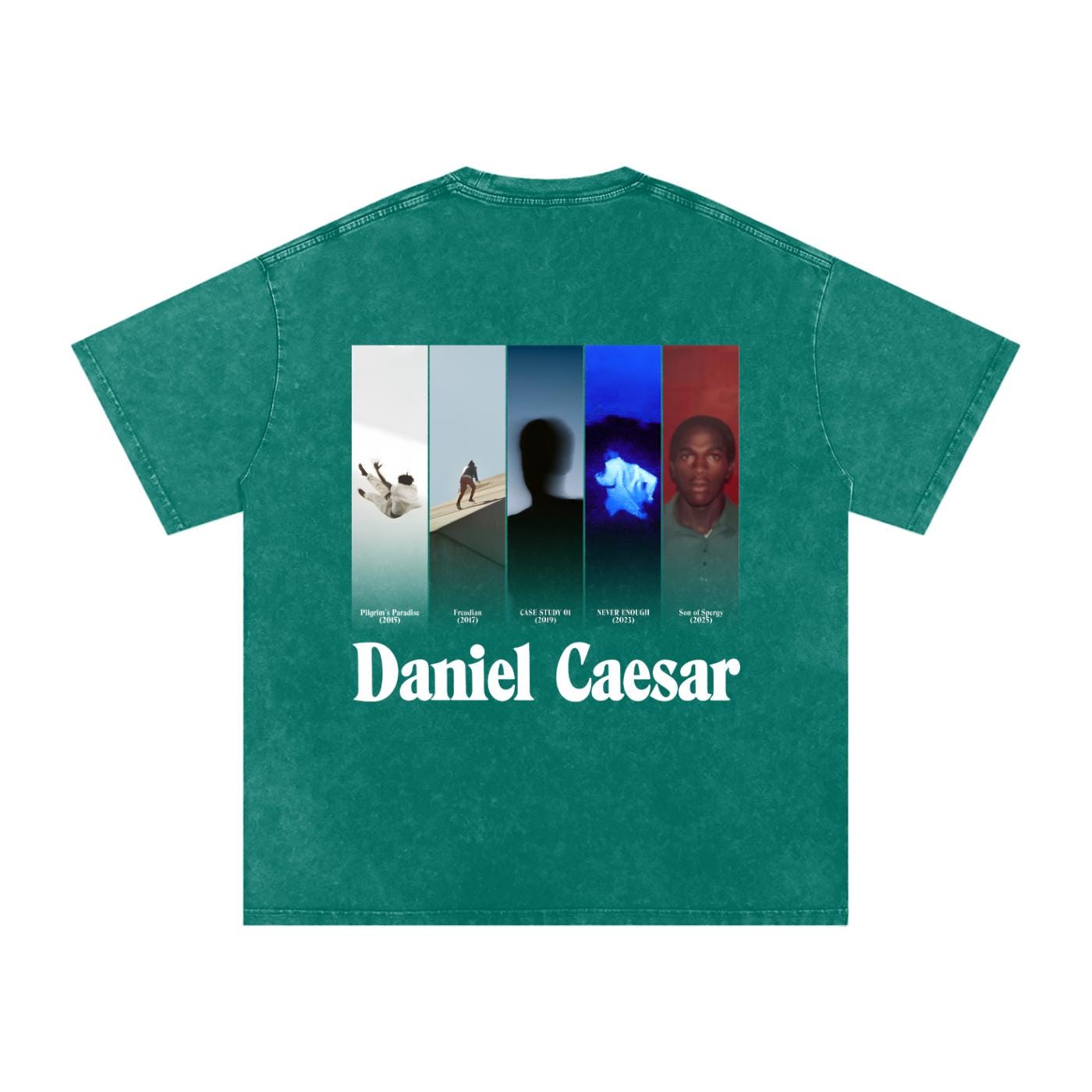 Daniel Caesar Frayed T-shirt, Caesar Music Shirt, Never Enough