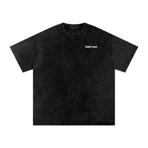 daniel caesar tee music ダニエルシーザー Daniel Caesar Frayed T-shirt, Caesar Music Shirt, Never Enough