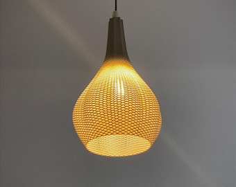 Pendant Lamp Shade — Minimal Woven Drop Hanging Light | LUANA by Lunfardo