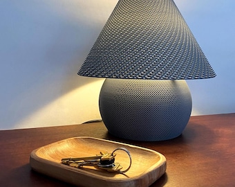 Table Lamp — Woven Mesh Dome, Plug-In | TOKYO by Lunfardo