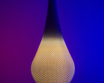 Pendant Lamp Shade — Textured Teardrop Hanging Light | TIARA by Lunfardo