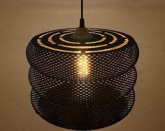 Hanging Lamp — Plug-In Pendant Light, Wide Dome Shade | MARA by Lunfardo