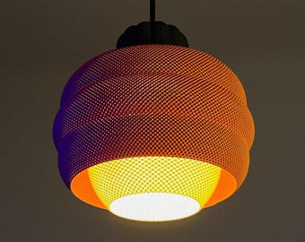Pendant Lamp — Boho Organic Hanging Light with Inner Diffuser | BETTY by Lunfardo