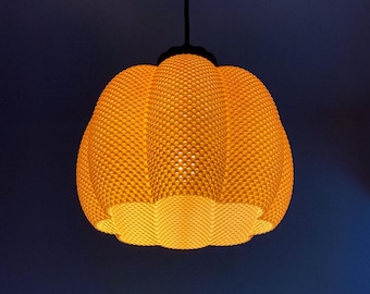 Pendant Lamp — Wide Sculptural Shade, Hardwired | CALA by Lunfardo