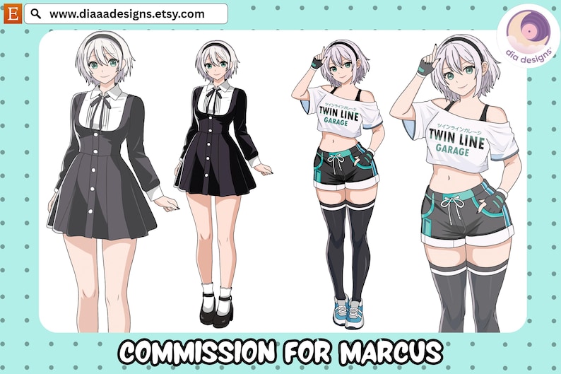 custom-anime-character-oc-art-commission-hand-drawn-digital-etsy
