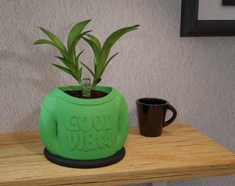 Jardinière pour pull Good Vibes | Pot décoratif douillet