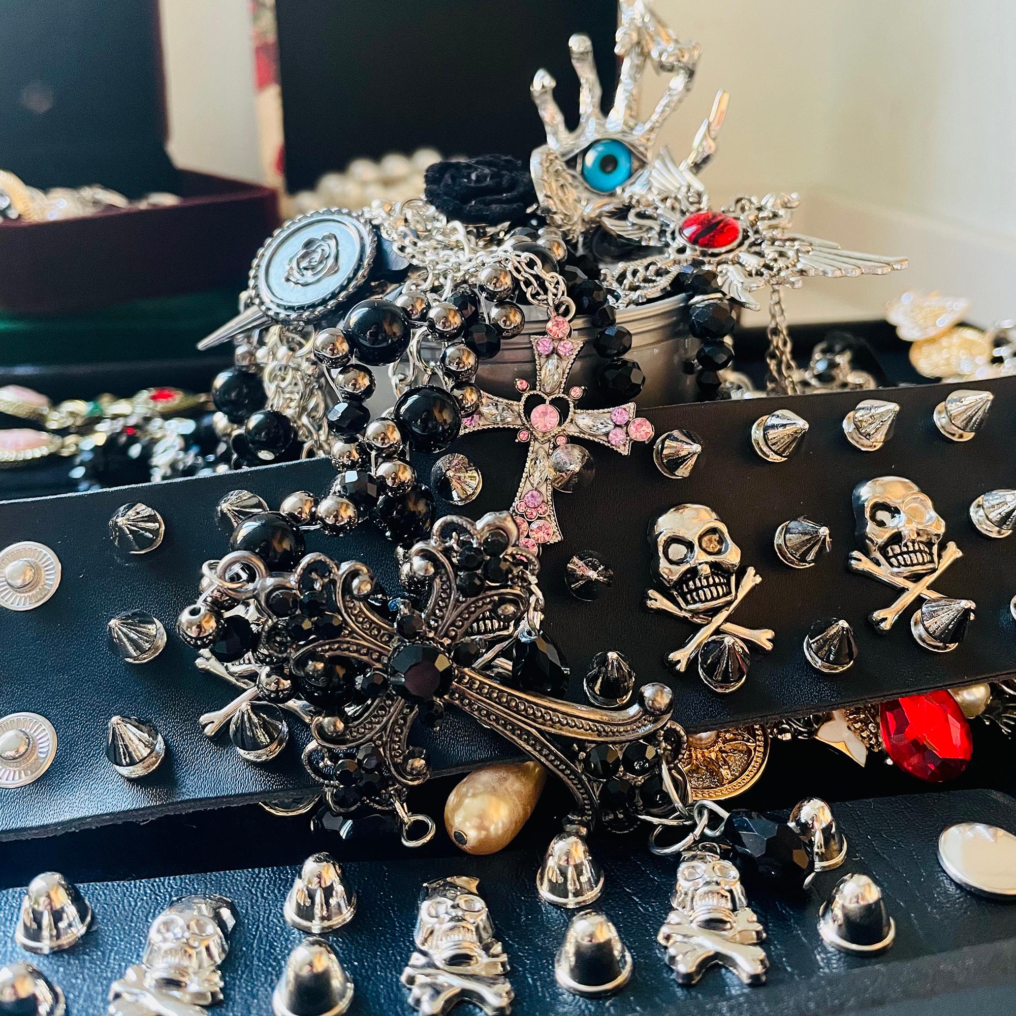 Gothic Mystery Jewelry Jar | Dark Alt Punk Emo Accessories